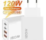 120W Rychlonabíječka GaN 4portová PD USB Typu-